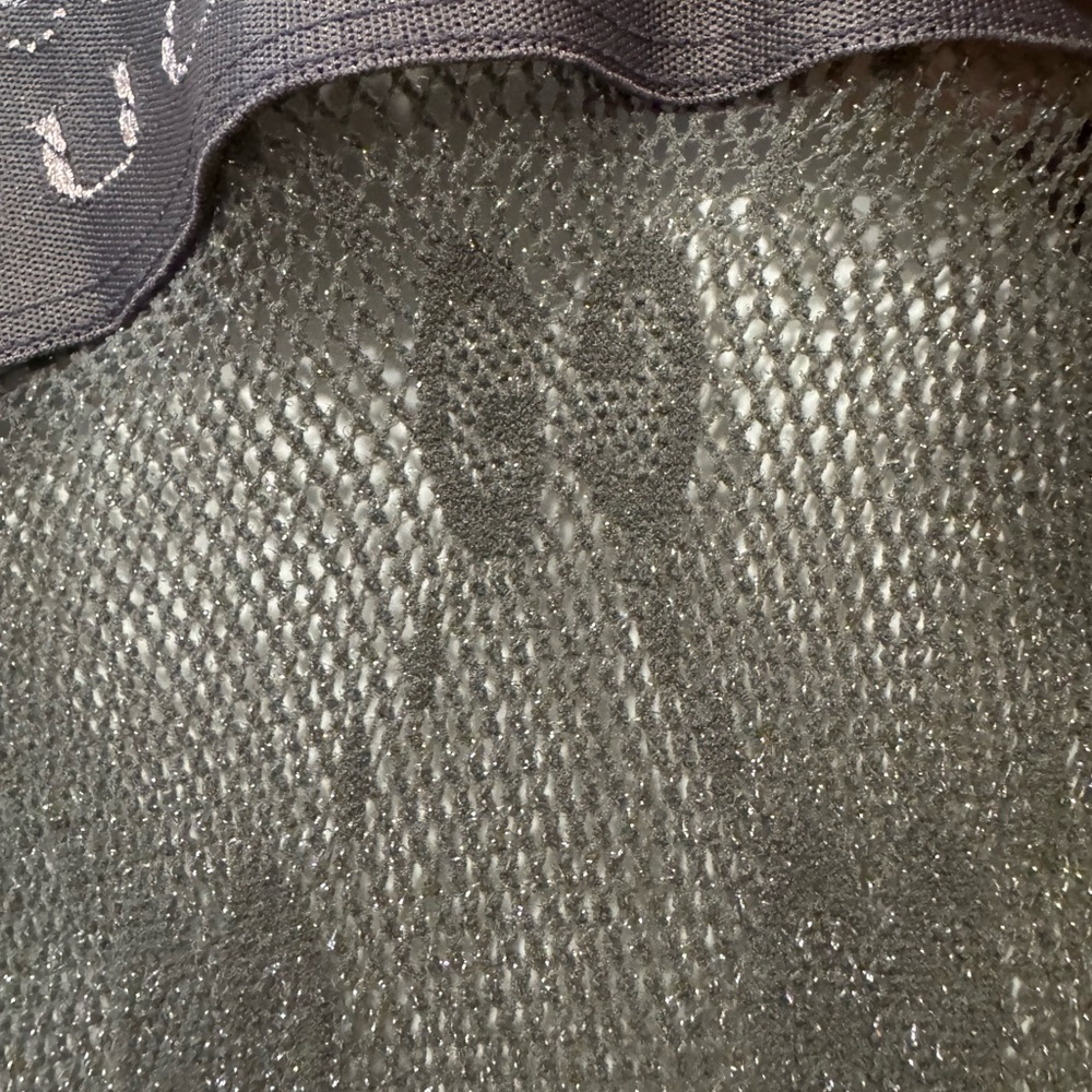 Gucci tights. Dark gray, glitter. Large NWT. - Picture 4 of 4